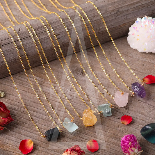 RAW CRYSTAL NECKLACE