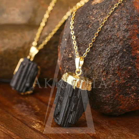 RAW TOURMALINE NECKLACE