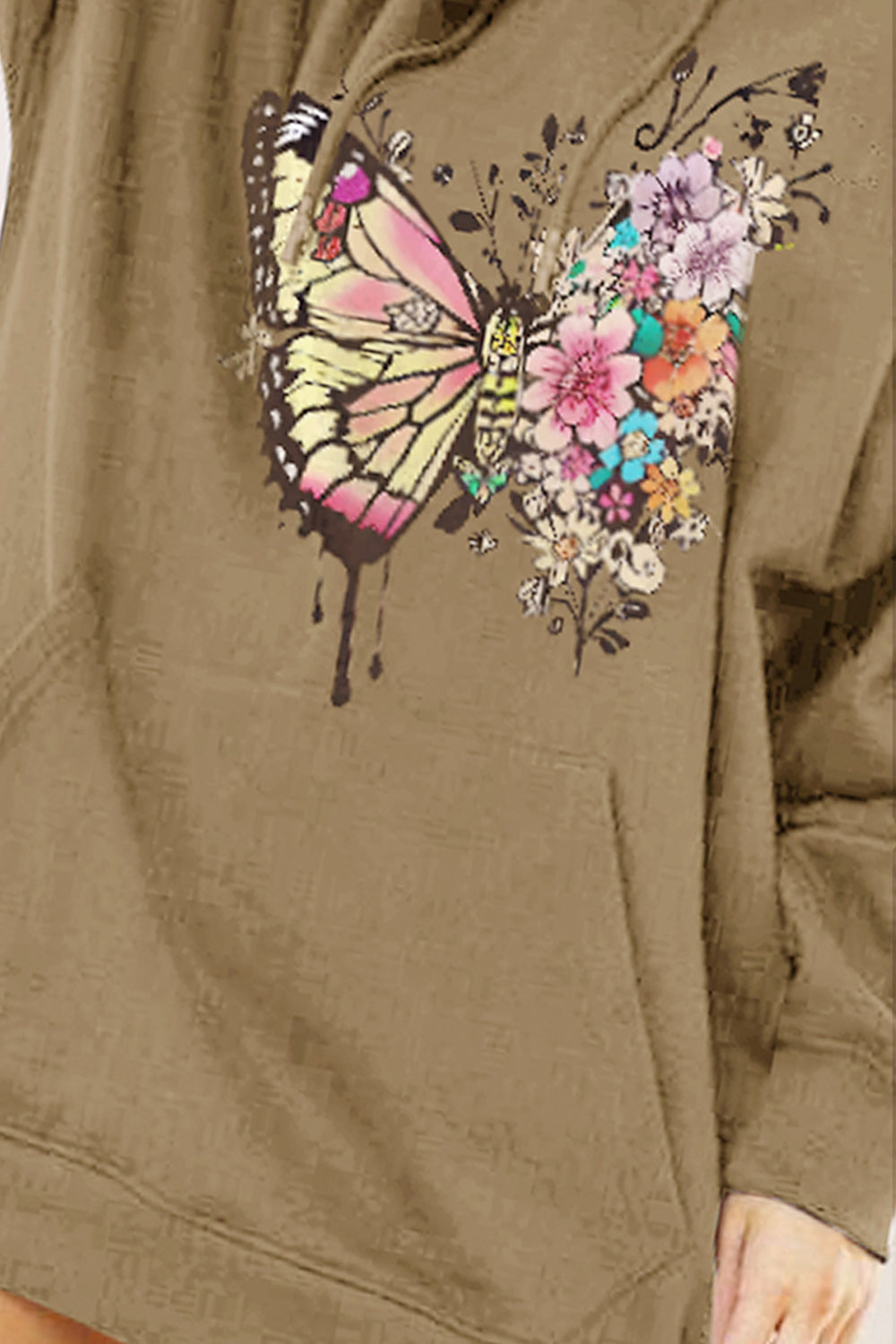 Moth Blossom Burst Hoodie