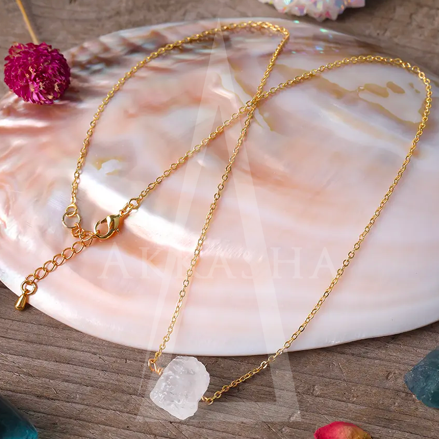 RAW CRYSTAL NECKLACE