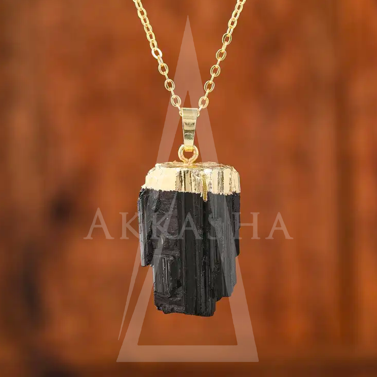 RAW TOURMALINE NECKLACE