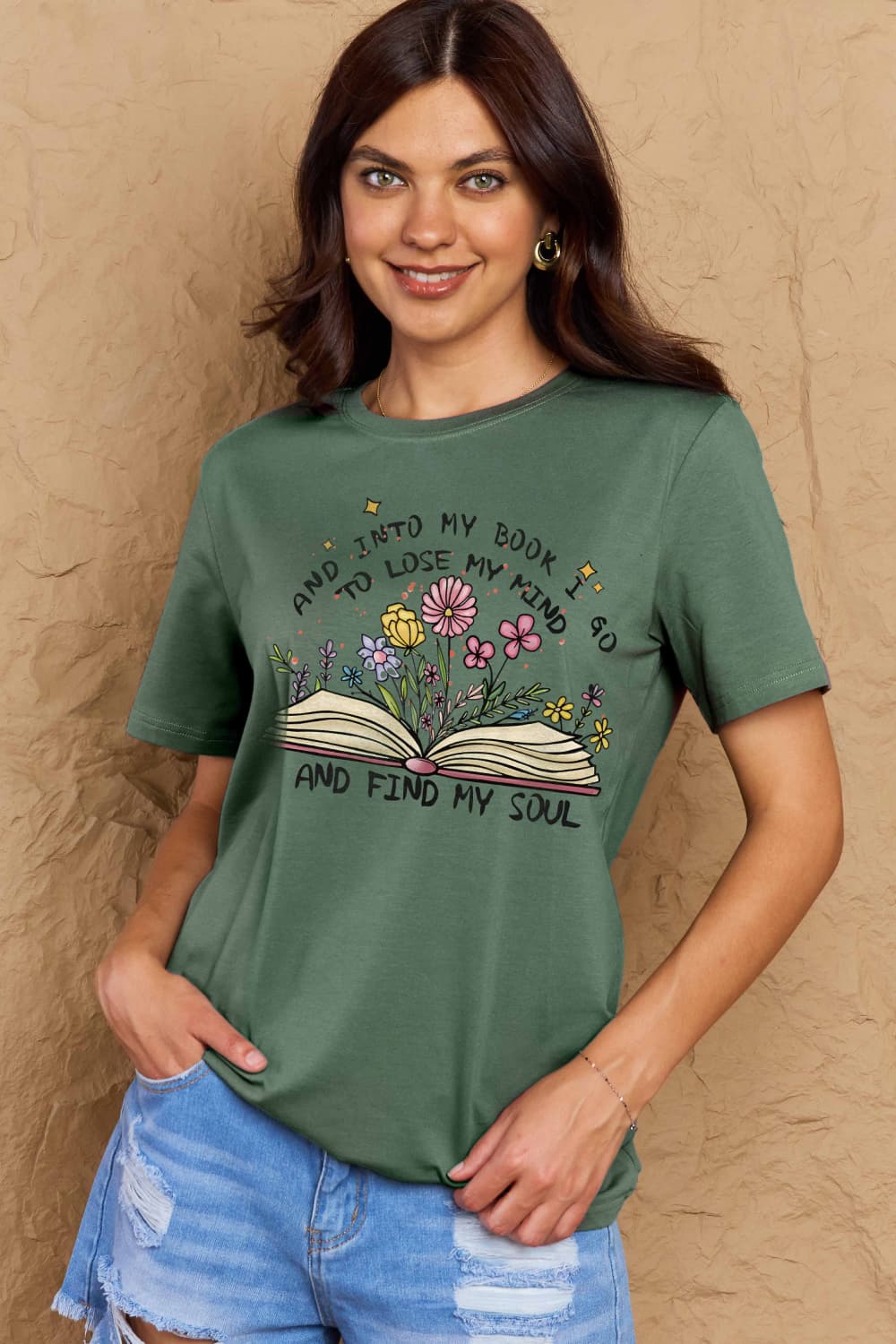 Into My Book Tee