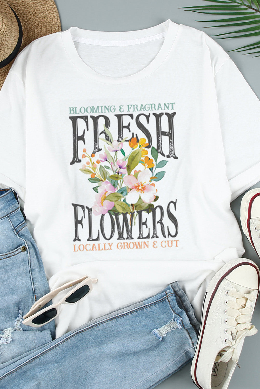 Blooming Fresh Flowers Tee