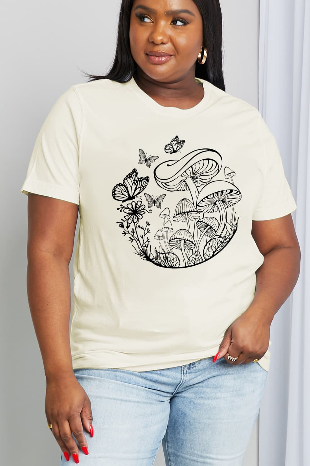 Whimsical Mushroom Tee