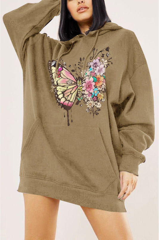 Moth Blossom Burst Hoodie