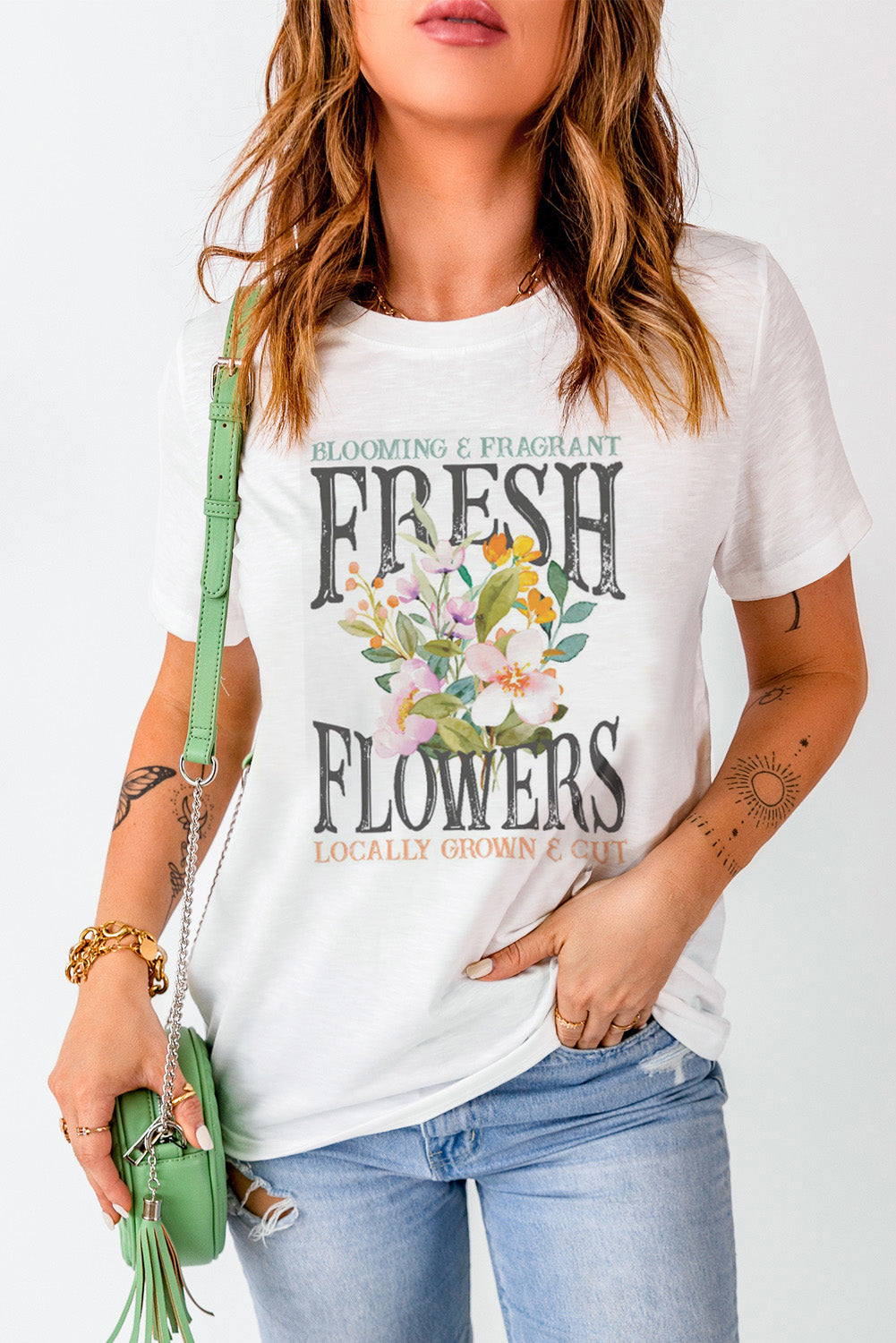 Blooming Fresh Flowers Tee