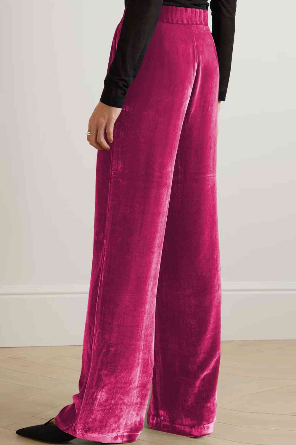 Double Take Loose Fit High Waist Long Pants with Pockets