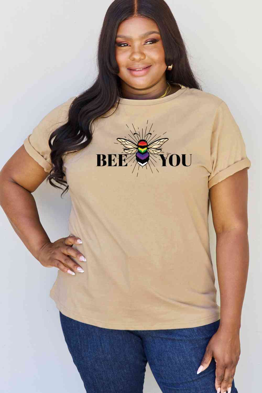 Simply Love Full Size BEE YOU Graphic T-Shirt