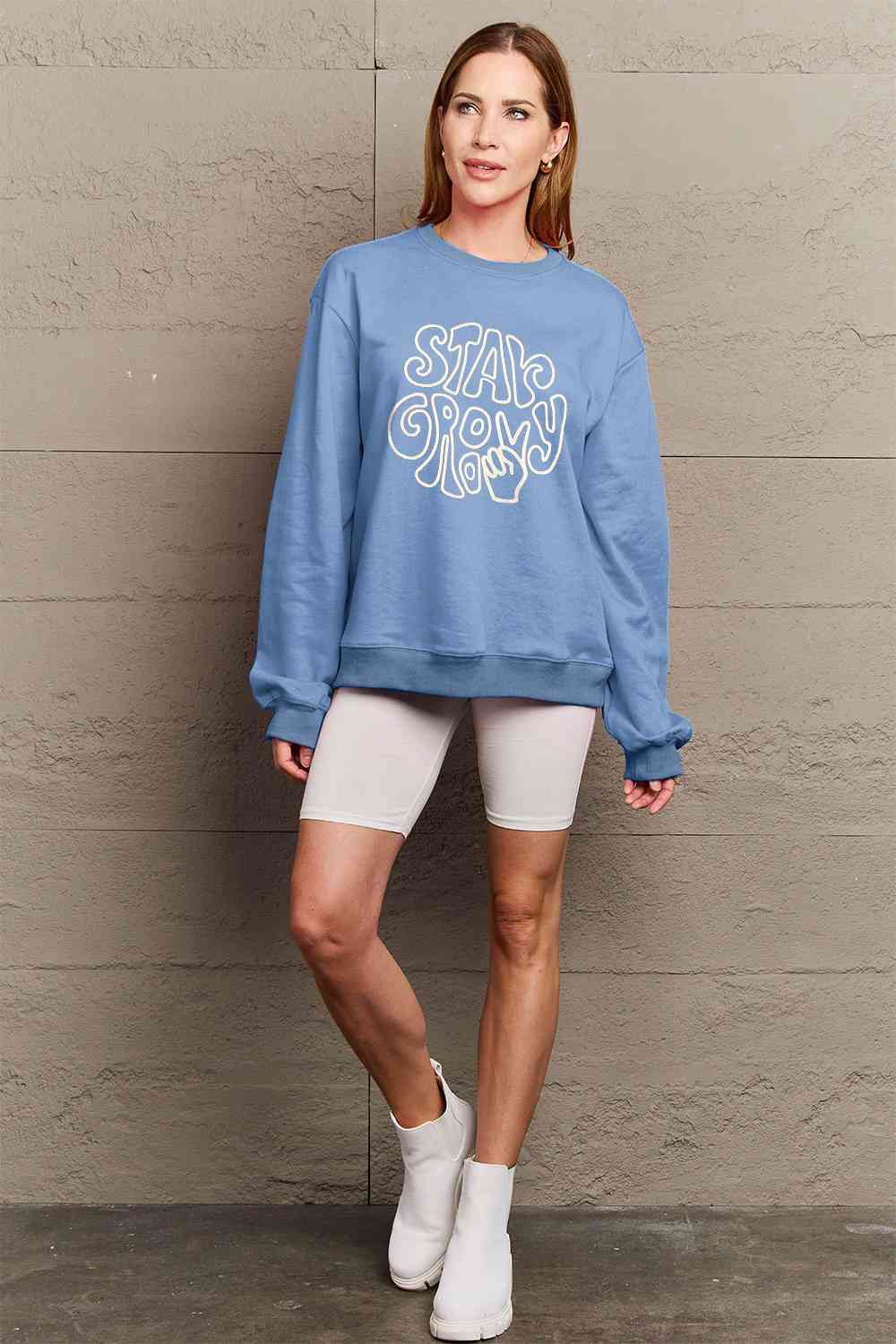 Simply Love Full Size Graphic Sweatshirt